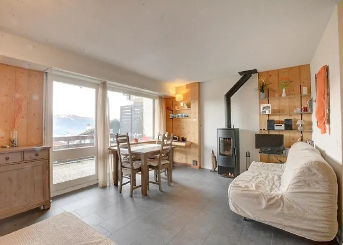 Апартаменты Saturne 102 Sur La Place Du Village A Анзер